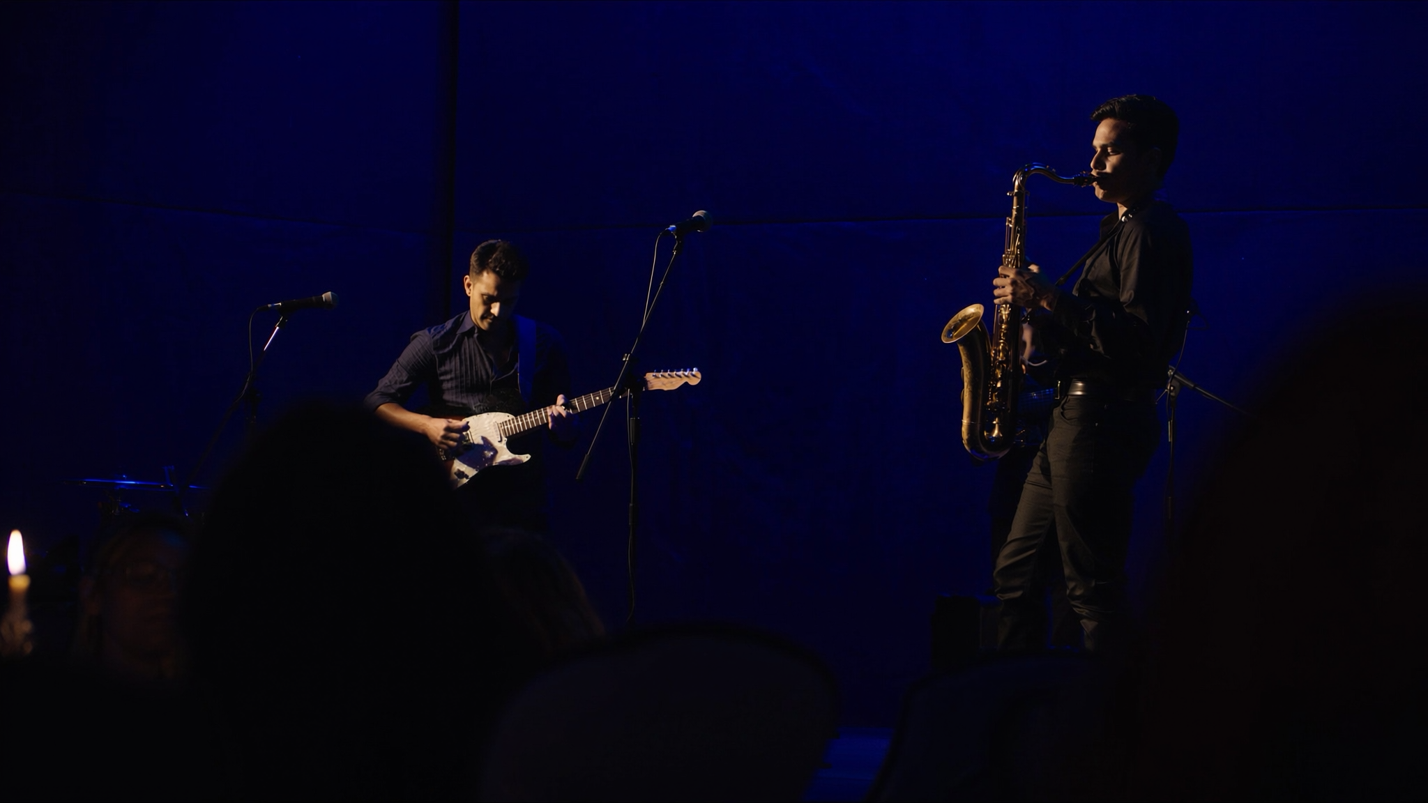 A live Goan band at a corporate dinner